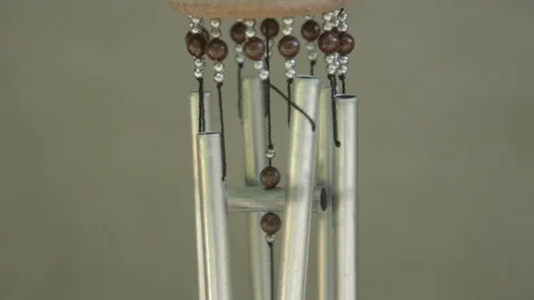 Metal Wind Chimes Stock-Footage 91367545