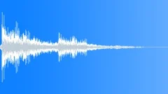 Metal wire brush hit with heavy reverb delaySound Effect