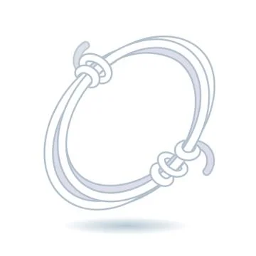Metal wire linear icon Stock Illustration