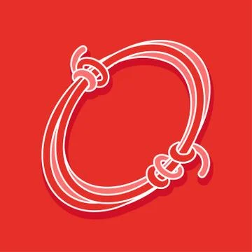 Metal wire linear icon Stock Illustration