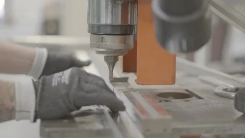 Metal Work 60fps Stock Footage 119328837