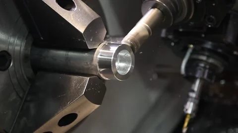 Metal work grinding cnc machine Video stock 60809441