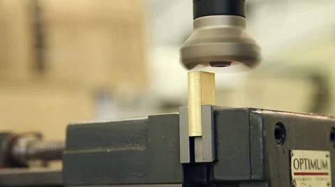 Metal work grinding cnc machine Video stock 64120651