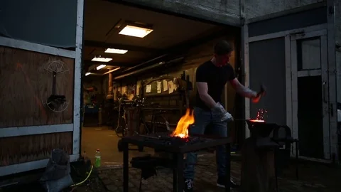 Metal Worker Stock Footage 80114115