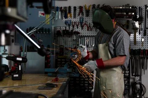 Metal worker Stock Photos