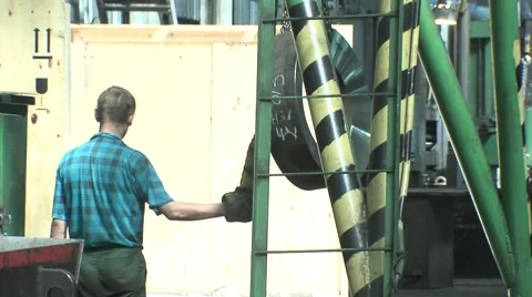 Metal working Stock Footage 5301093