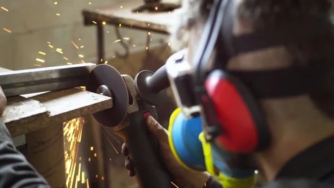 Metal workshop Stock Footage 111082328