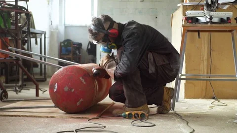 Metal workshop Stock Footage 111082360