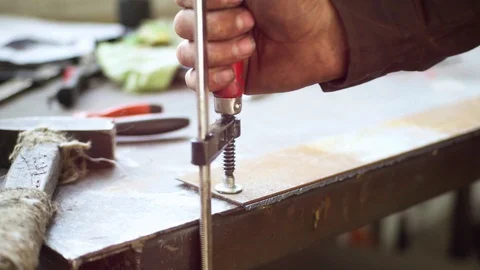 Metal workshop Stock Footage 111084848