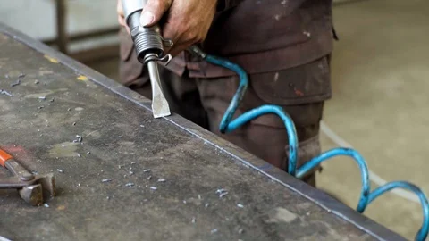 Metal workshop Stock Footage 111085100