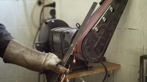 Metal workshop Stock Footage 111086117