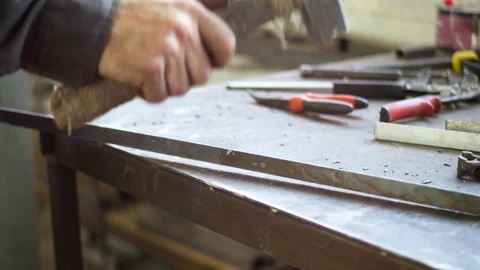 Metal workshop Stock Footage 111086252