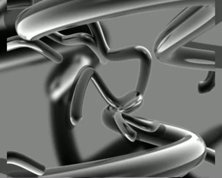 Metal Worms Background Loop Stock Footage 12534599