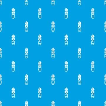 Metal zip pattern vector seamless blue Stock Illustration