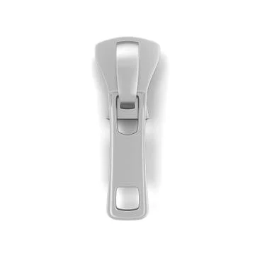 Metal zipper Stock Illustration