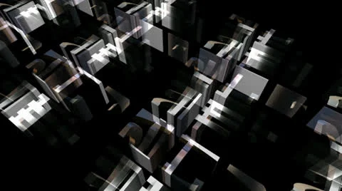 Metalbands Motion Mapping Stock Footage 24720404