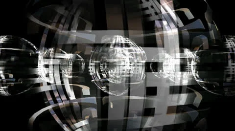 Metalbands Motion Mapping Stock Footage 24720417