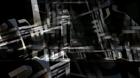 Metalbands Motion Mapping 库存影片 24720430