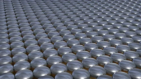 Metalens 3d animation rendering . Short lenses . View zooms out. Stock Footage 201111848