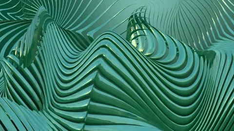 Metalic abstract lines background green lines Stock Footage 147075715