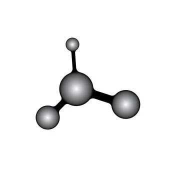 Metalic gradien molecule vector icon element concept design template Stock Illustration