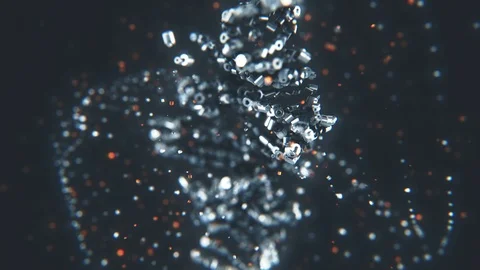 Metalic Particles VJ Loop Stock Footage 98556818