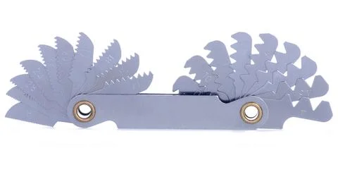 Metalic thread gauge Stock Photos