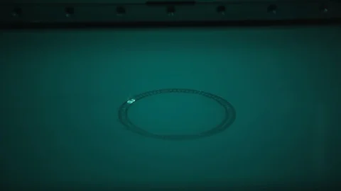 Metall cutting 3d Printer Stock Footage 123678693