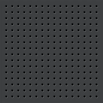 Metall Pegboard Storage Illustrazione stock