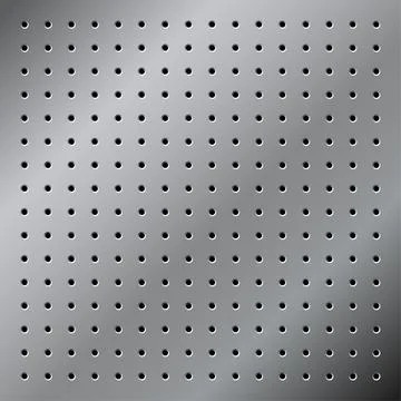 Metall Pegboard Storage Stock Illustration