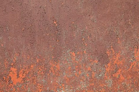 Metall wall, background, texture. Rusted metallic backdrop Stock Photos
