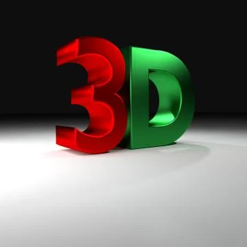 Metallic 3d. Stock Illustration