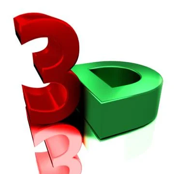 Metallic 3d. Stock Illustration