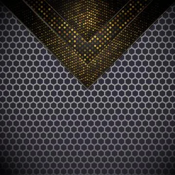 Metallic abstract background. Ilustração Stock
