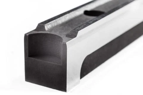 Metallic abstract. Core of an injection Stock Photos