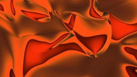 Metallic abstract wavy liquid background layout design tech revolution wall.. Illustrazione stock
