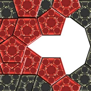 Metallic armor plates Illustrazione stock