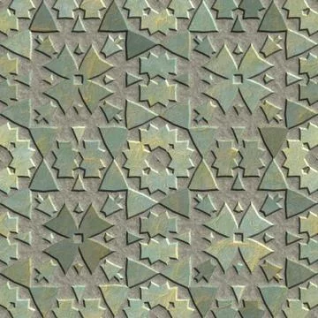 Metallic assembly Stock Illustration