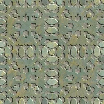 Metallic assembly Stock Illustration