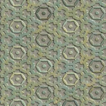 Metallic assembly Stock Illustration