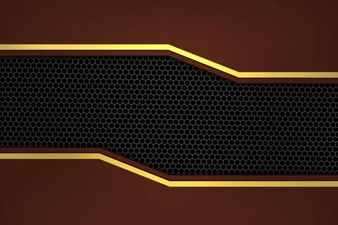 Metallic background. 3D background design. 3D template design. Stock Illustration