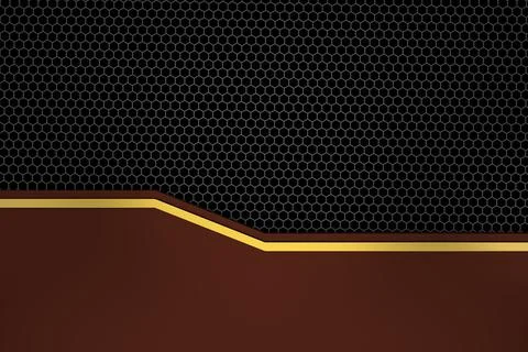 Metallic background. 3D background design. 3D template design. Stock Illustration