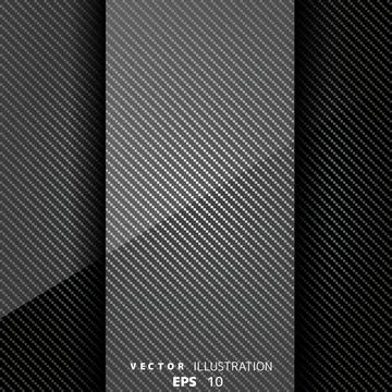 Metallic background with carbon texture Stock-Illustration