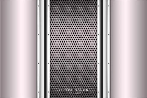 Metallic background.  Stock Illustration