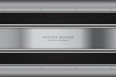 Metallic background. Illustrazione stock