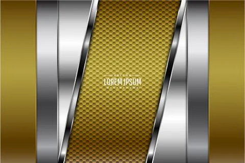  Metallic background.  Stock Illustration