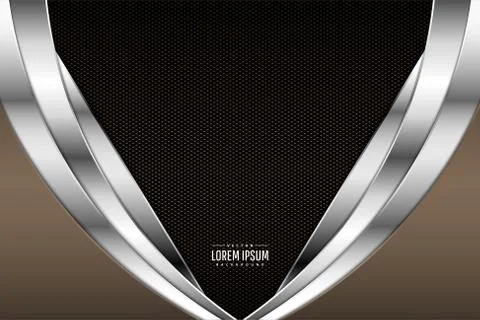  Metallic background. Illustrazione stock