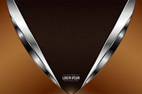   Metallic background. Stock Illustration