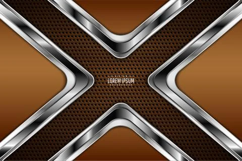  Metallic background Stock Illustration