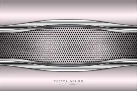 Metallic background.  Stock Illustration